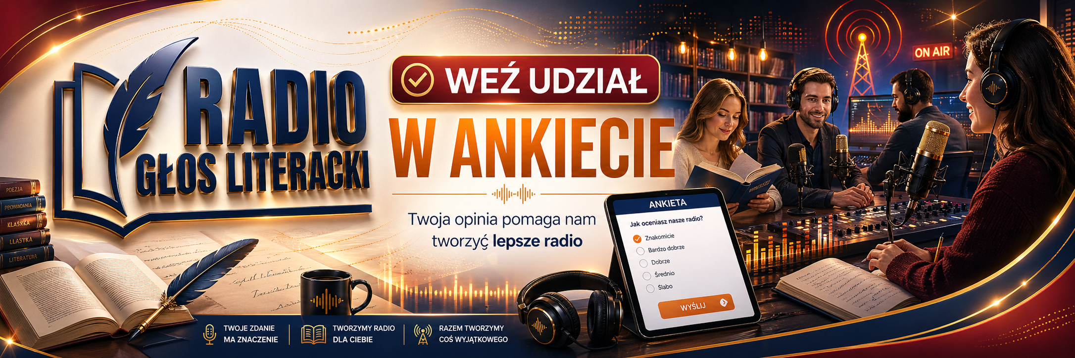 Radio Głos Literacki — Ankieta Słuchacza